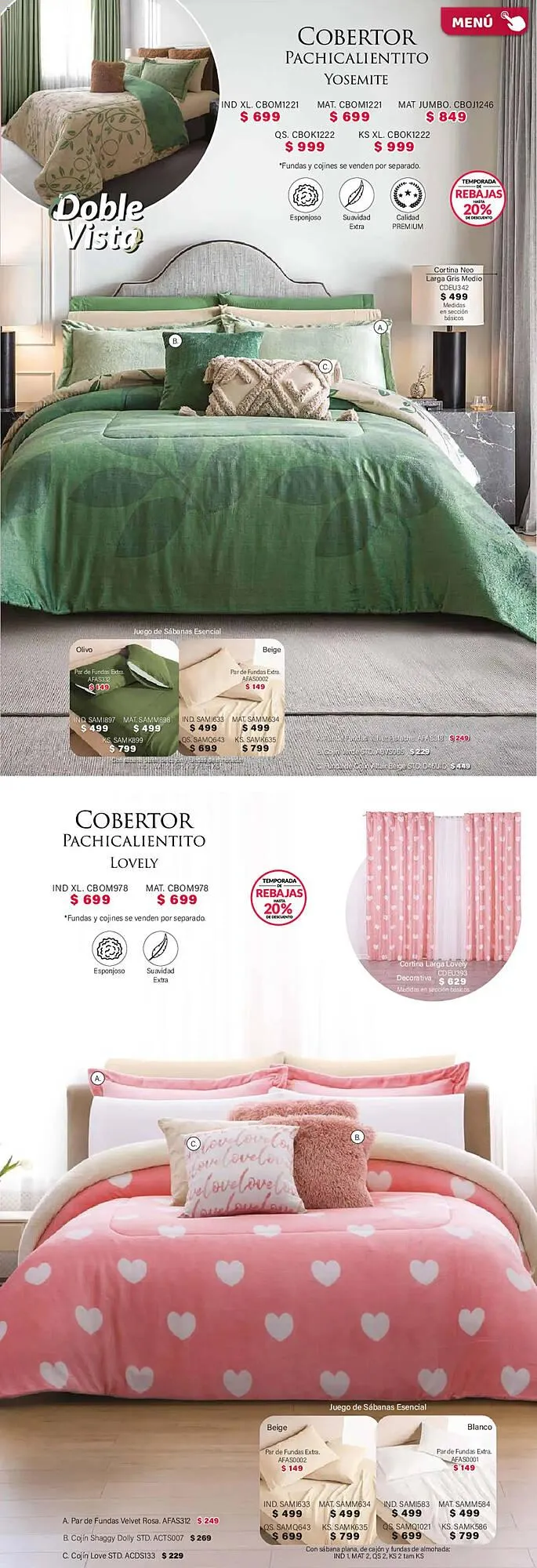 Catálogo de Catálogo Colchas Concord 1 de febrero al 2 de mayo 2026 - Pagina 152