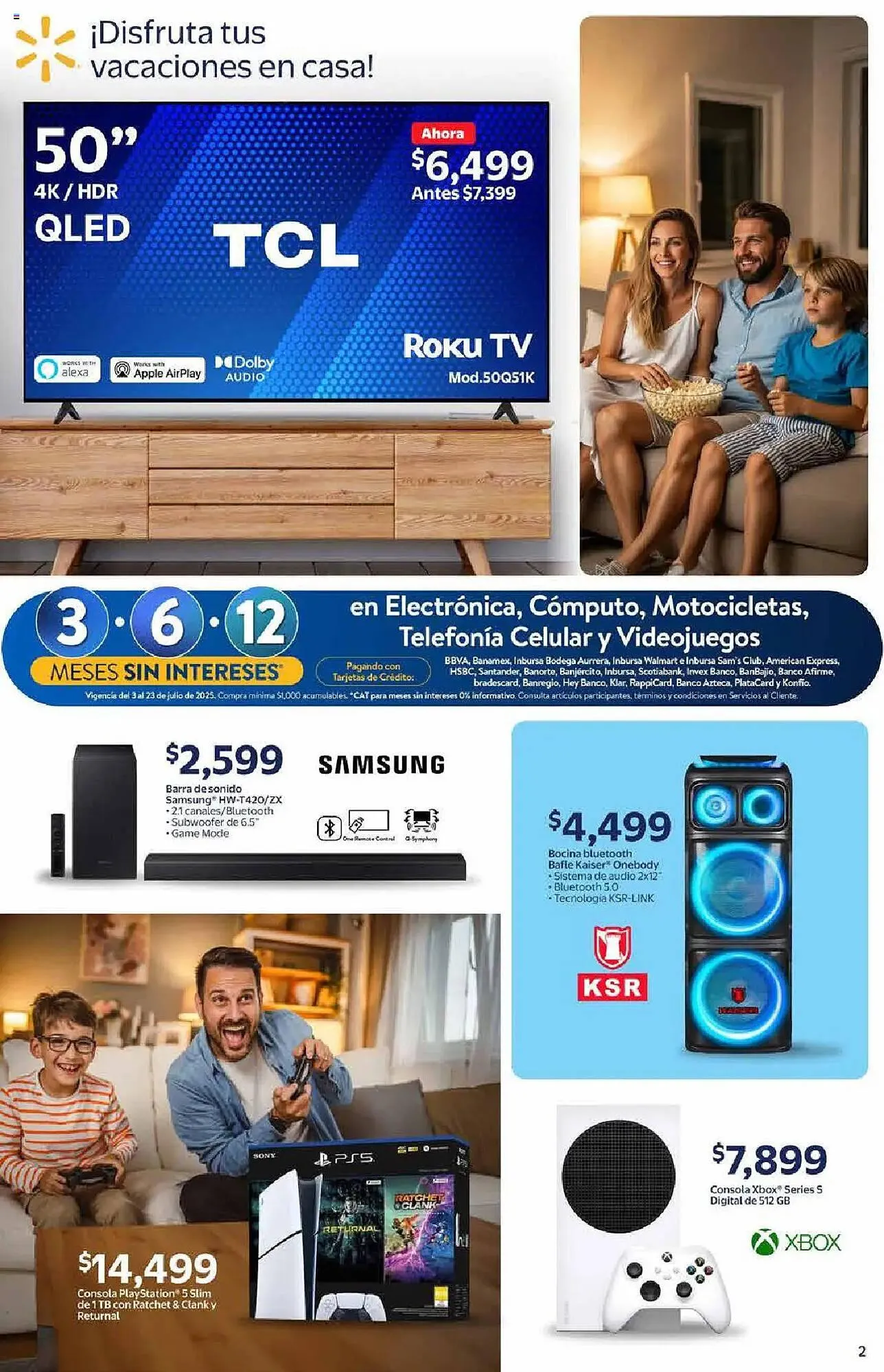 Catálogo de Catálogo Walmart 3 de julio al 24 de julio 2025 - Pagina 2
