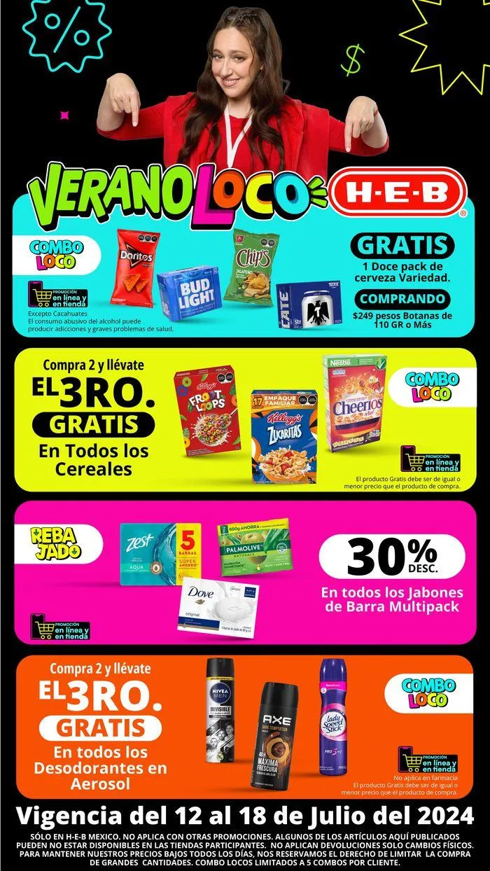 Catálogo de HEB - Combo Loco 15 de julio al 18 de julio 2024 - Pagina 1