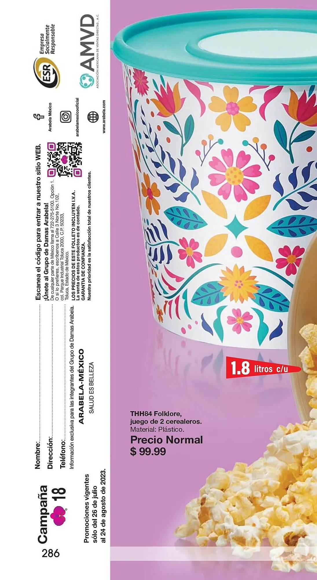 Catálogo de Catálogo Arabela 11 de agosto al 24 de agosto 2023 - Pagina 254