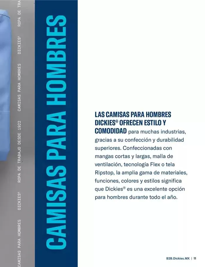 Catálogo de B2B Dickies Catalog 23 de octubre al 30 de abril 2025 - Pagina 11