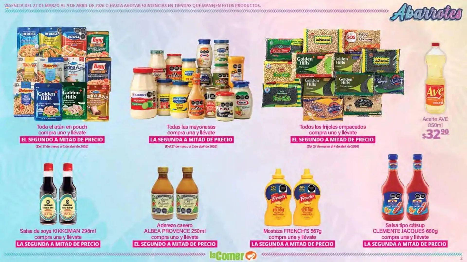 Catálogo de Folleto La Comer 27 de marzo al 10 de abril 2026 - Pagina 2