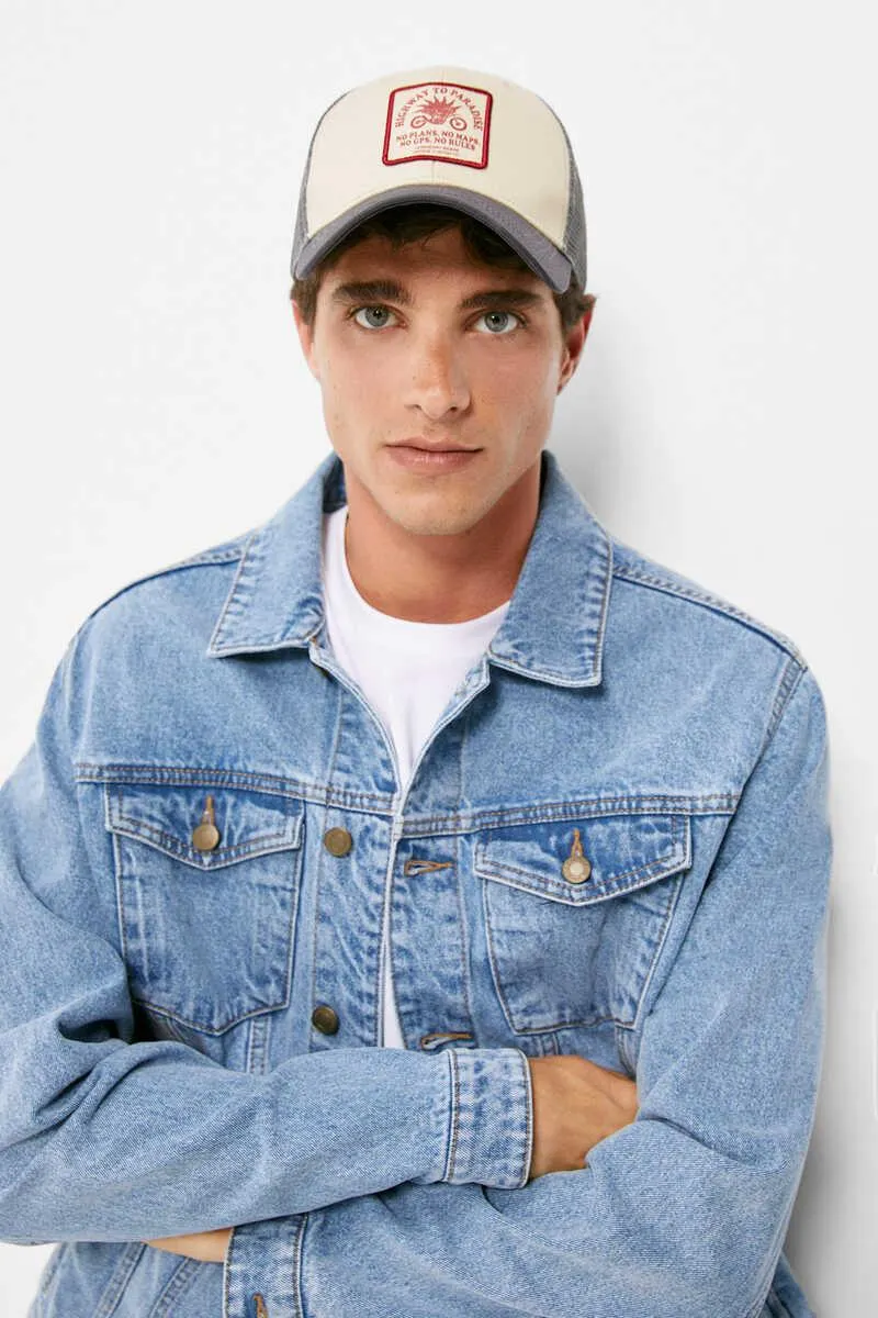 Gorra trucker parche moto