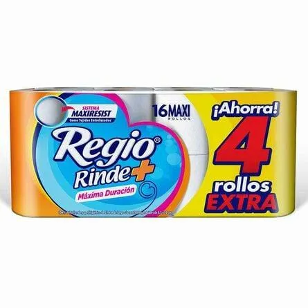 Papel Higiénico Rinde Mas 12 + 4