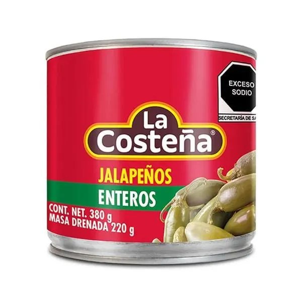 Chiles jalapeños La Costeña 380 g