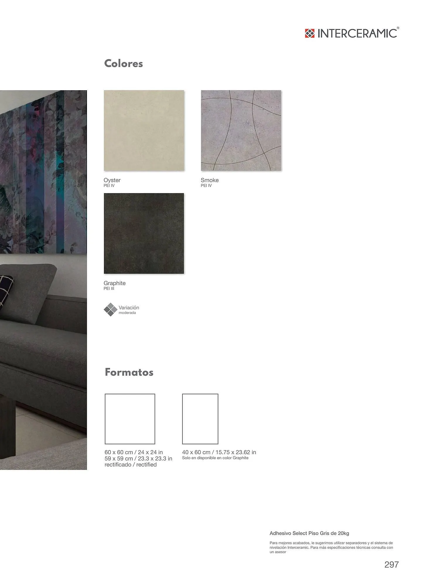 Catálogo de Catálogo Interceramic 12 de marzo al 31 de diciembre 2024 - Pagina 297
