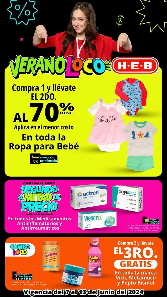 Catálogo de Ofertas HEB - Verano Loco 10 de junio al 13 de junio 2024 - Pagina 5