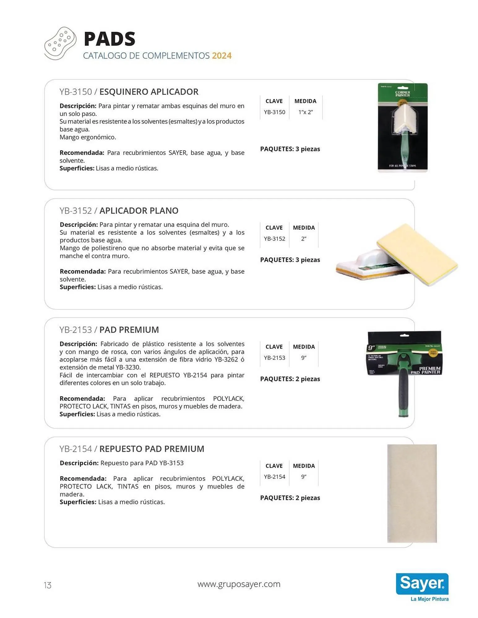 Catálogo de Catálogo Sayer 3 de enero al 31 de diciembre 2024 - Pagina 13