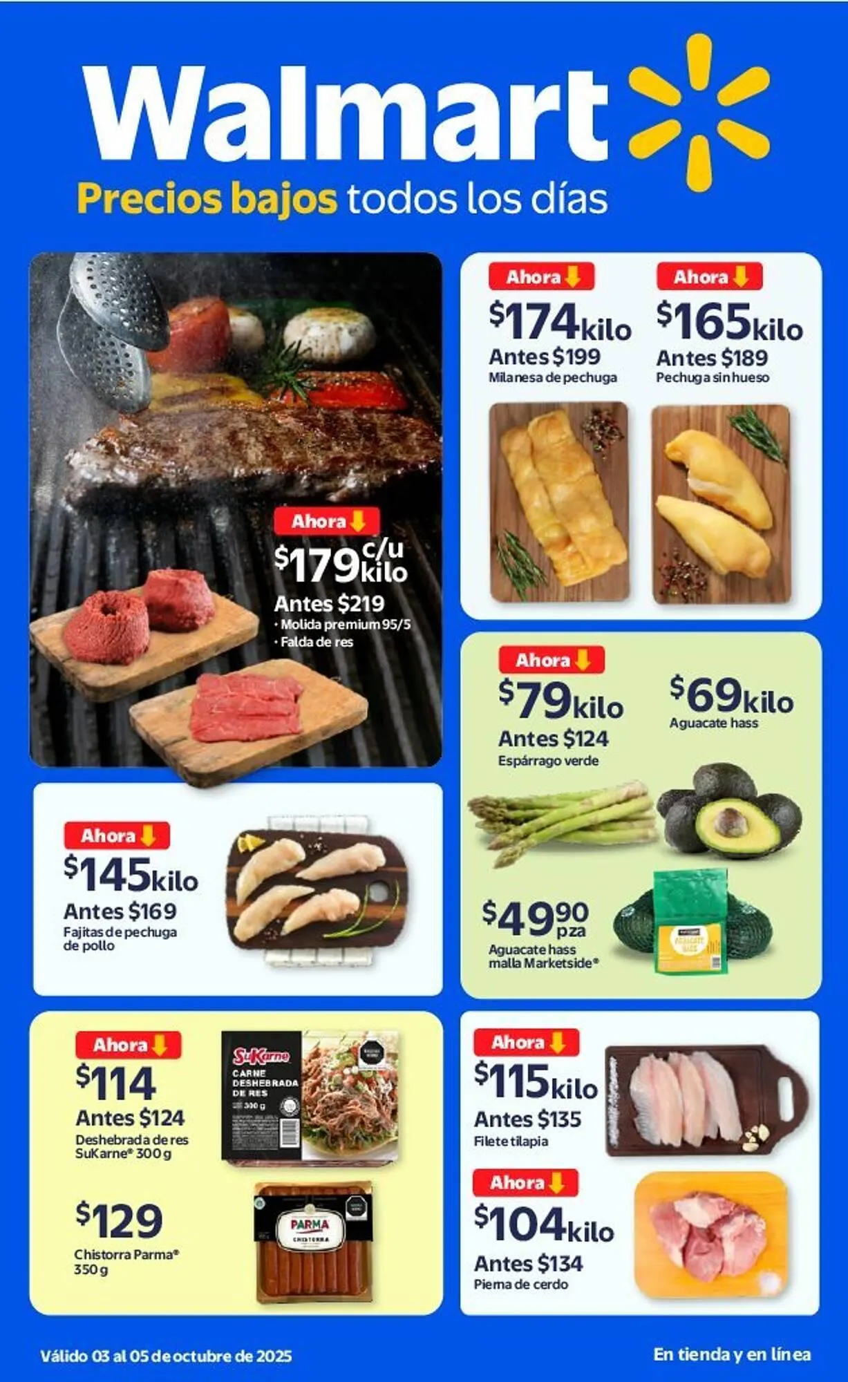 Catálogo de Folleto Walmart 3 de octubre al 5 de octubre 2025 - Pagina 1