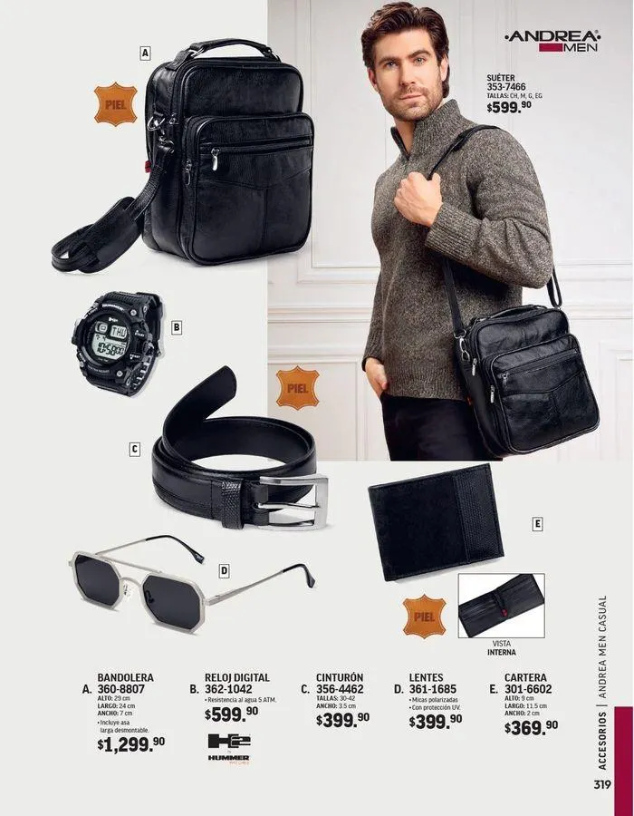 Catálogo de ANDREA - ACCESORIOS CABALLERO 26 de agosto al 25 de enero 2025 - Pagina 24