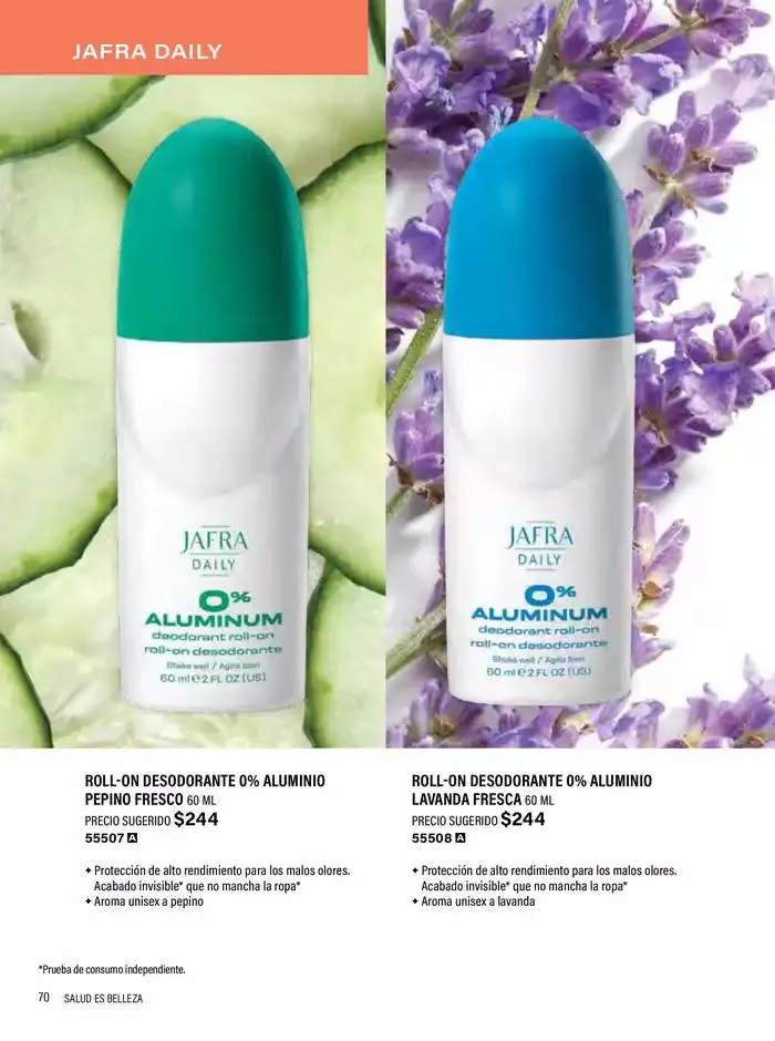 Catálogo de Ofertas Jafra 2 de mayo al 31 de mayo 2025 - Pagina 70