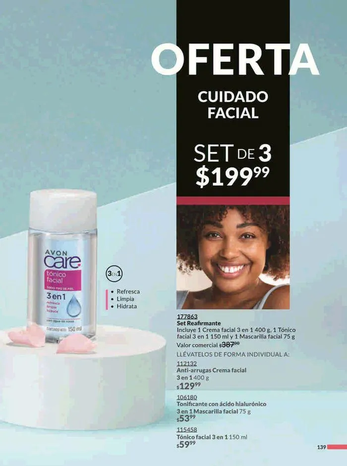 Catálogo de Avon COSMÉTICOS C10 15 de mayo al 19 de junio 2024 - Pagina 139