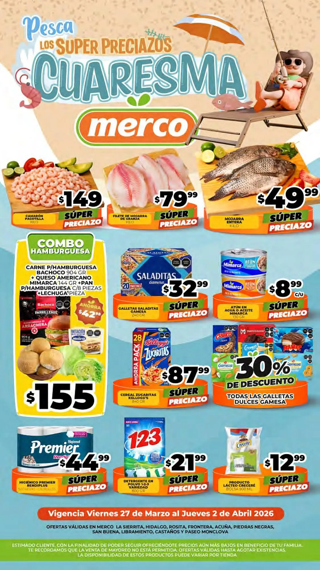 Catálogo de Folleto Merco 27 de marzo al 2 de abril 2026 - Pagina 1