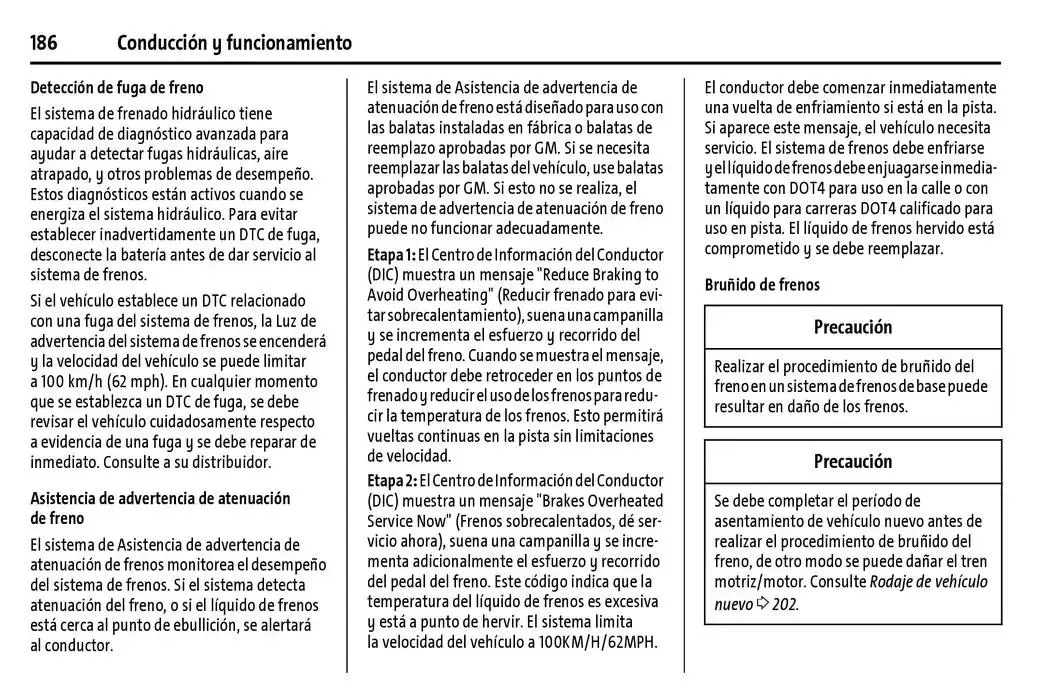 Catálogo de Chevrolet Corvette Stingray Manual del propietario 22 de enero al 31 de diciembre 2025 - Pagina 187
