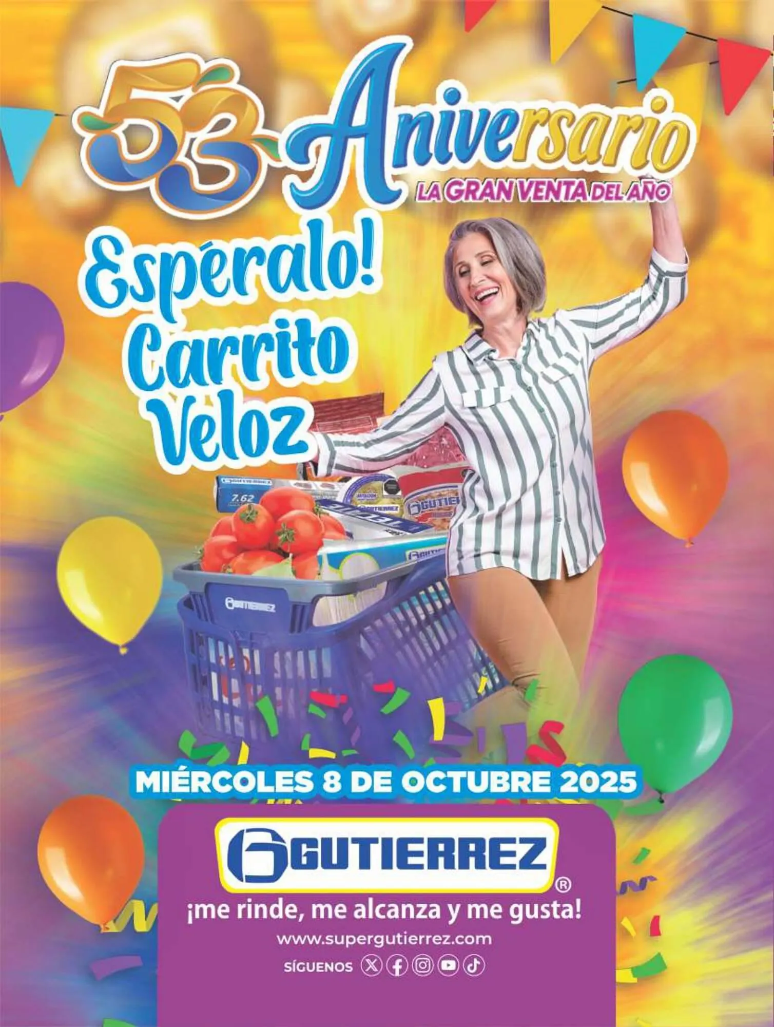 Catálogo de Folleto Super Gutiérrez 3 de octubre al 9 de octubre 2025 - Pagina 1