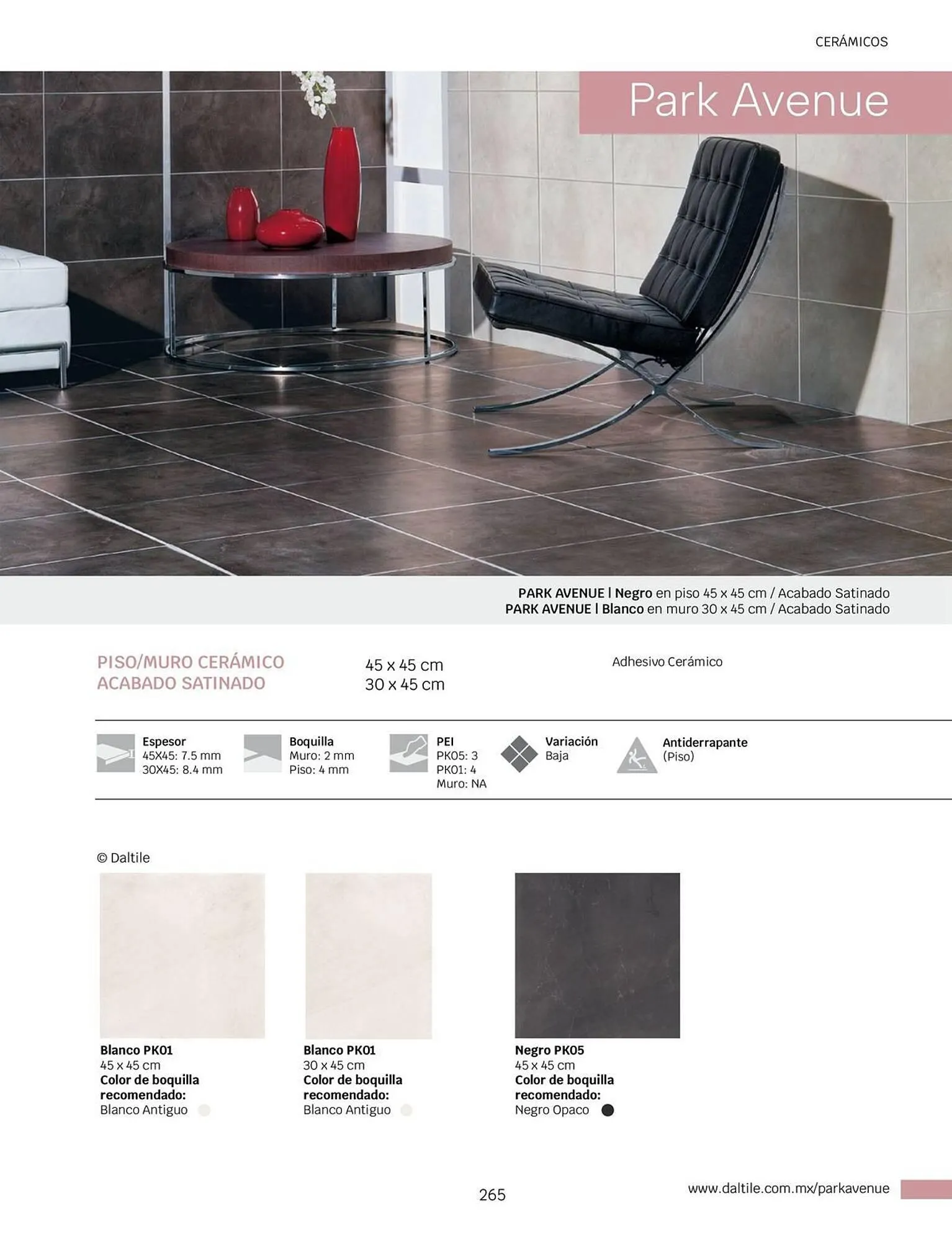 Catálogo de Catálogo Daltile 1 de enero al 31 de diciembre 2024 - Pagina 265