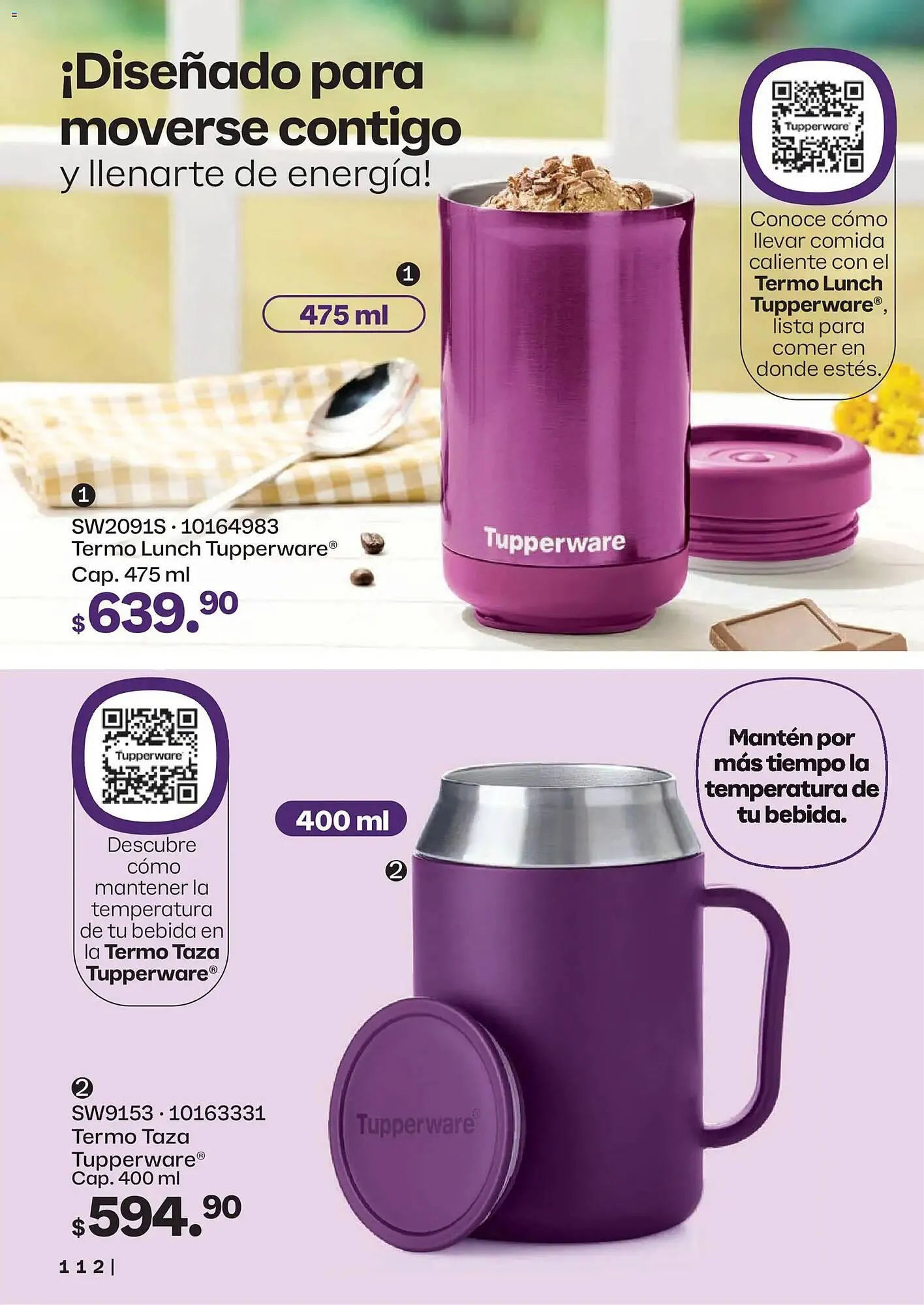 Catálogo de Catálogo Tupperware 23 de febrero al 23 de marzo 2026 - Pagina 112