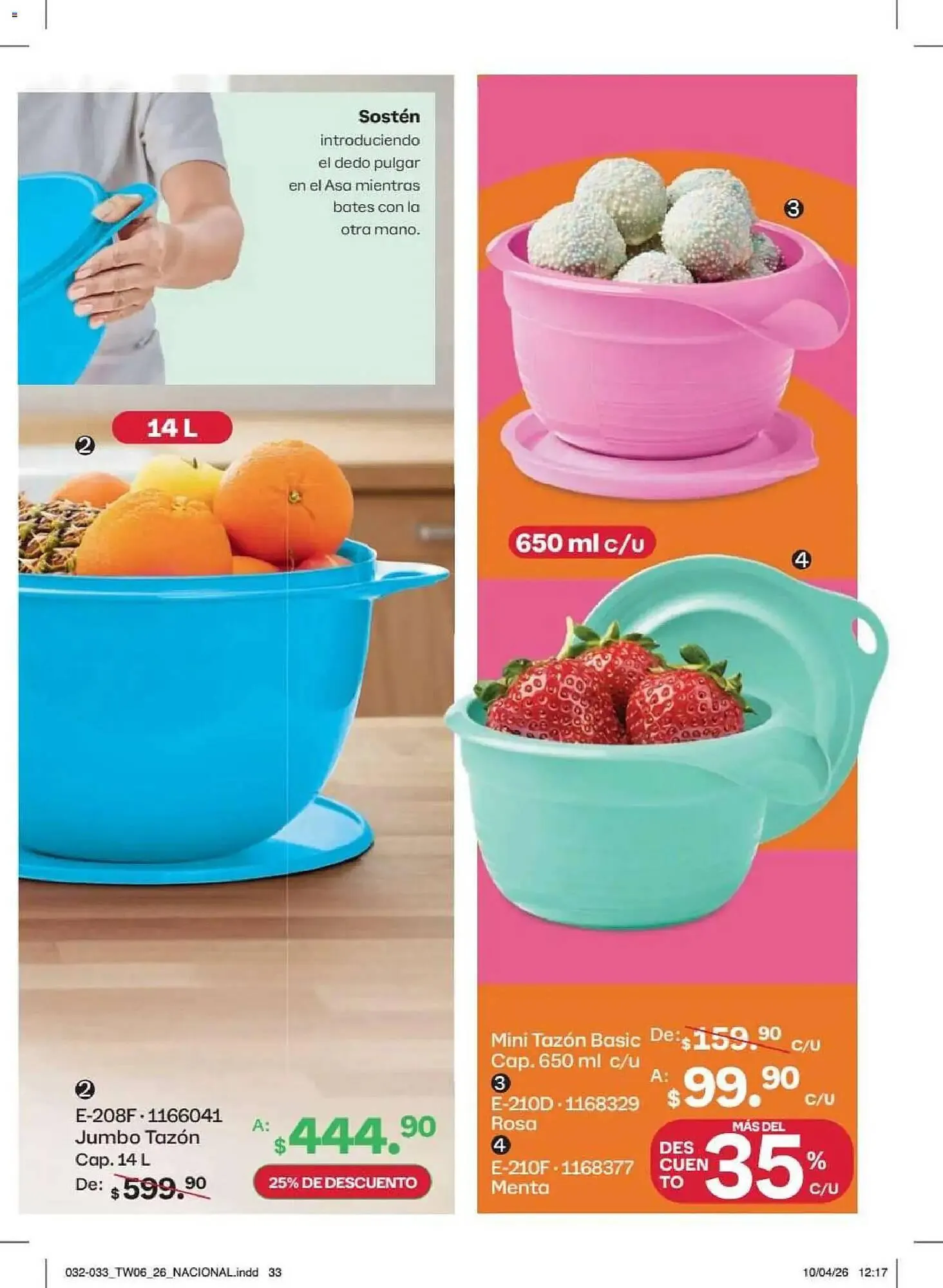 Catálogo de Catálogo Tupperware 18 de mayo al 14 de junio 2026 - Pagina 33