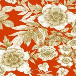 Loneta Portuguesa Rombo Naranja Shedron