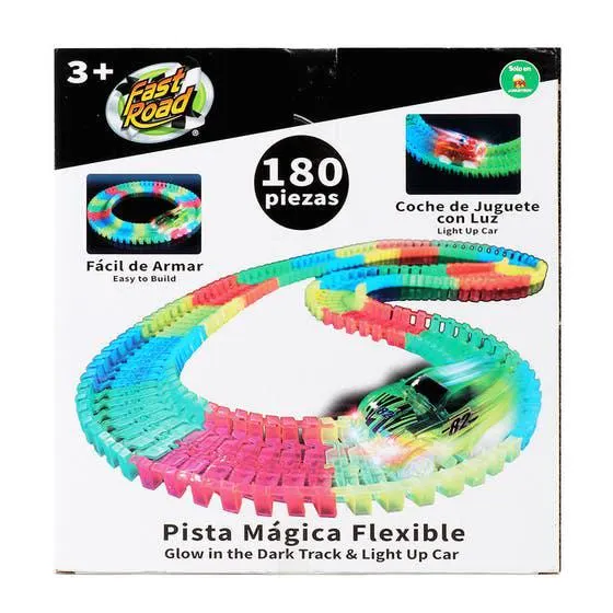 Fast Road Pista Magica Flexible 180 Piezas 3142015