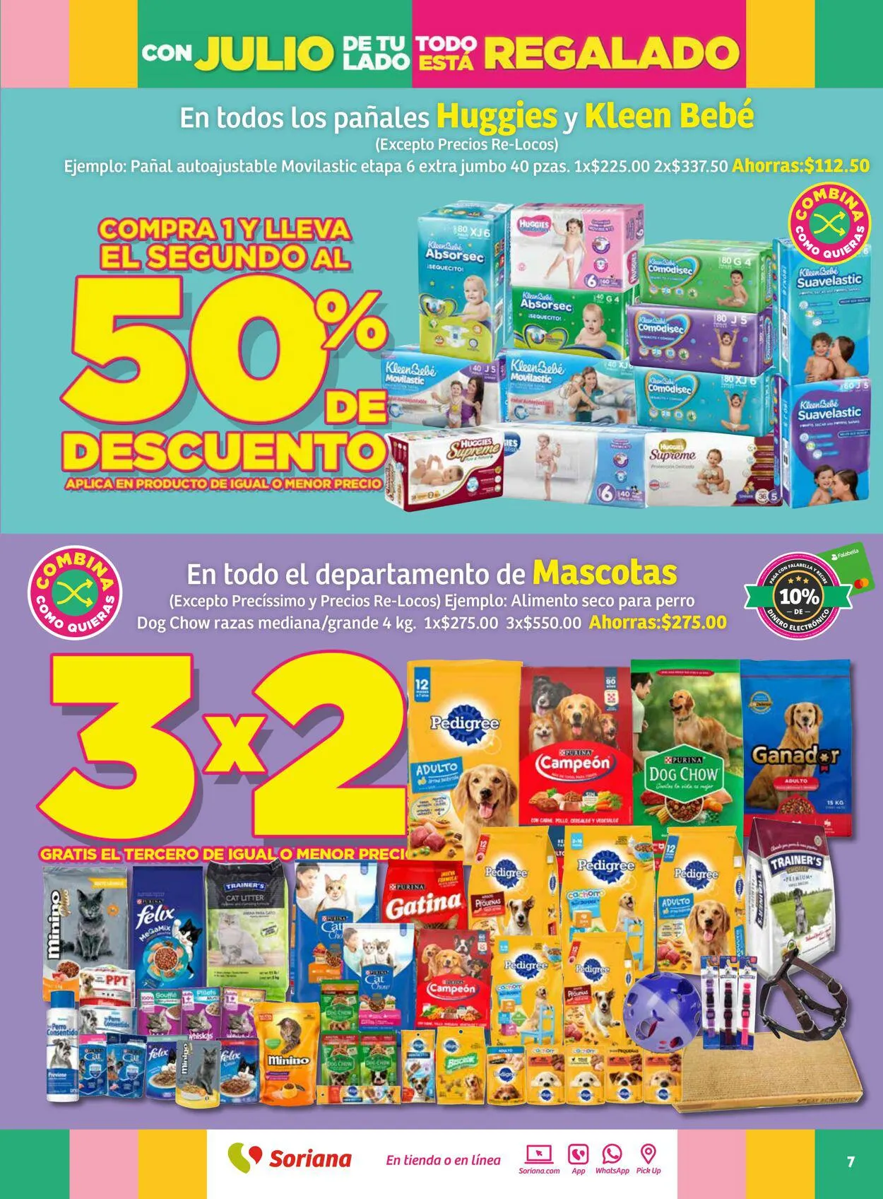 Catálogo de Soriana - Folleto Julio Regalado Mercado Nacional Oferta actual 13 de julio al 20 de julio 2023 - Pagina 7