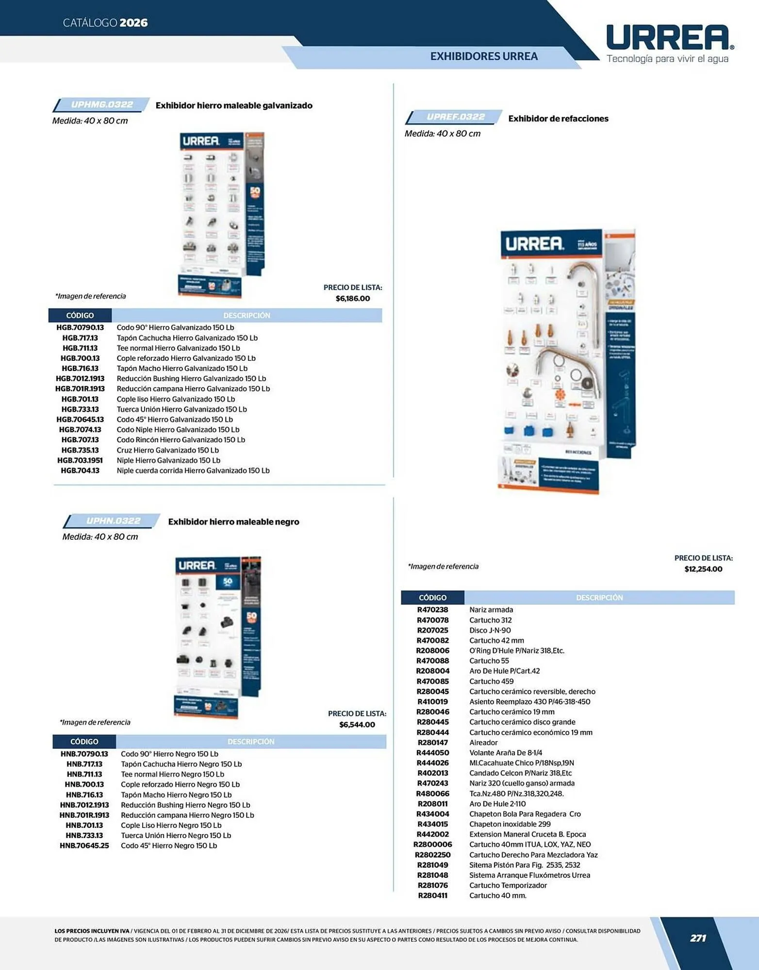 Catálogo de Catálogo Urrea 24 de abril al 31 de diciembre 2026 - Pagina 273