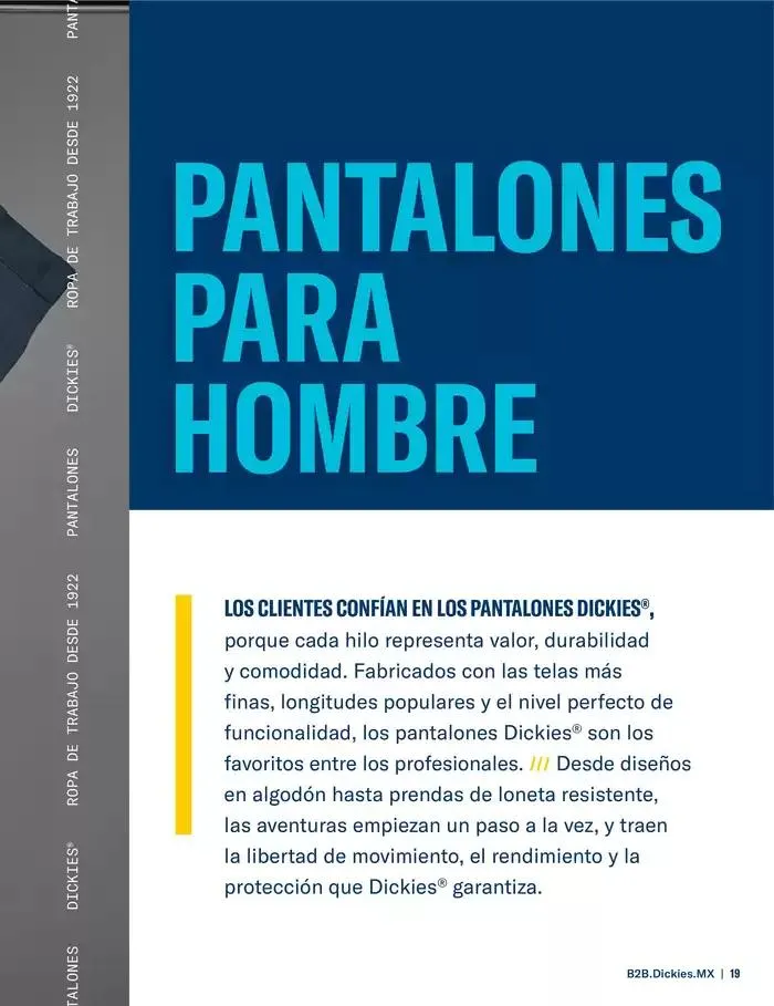 Catálogo de B2B Dickies Catalog 23 de octubre al 30 de abril 2025 - Pagina 19