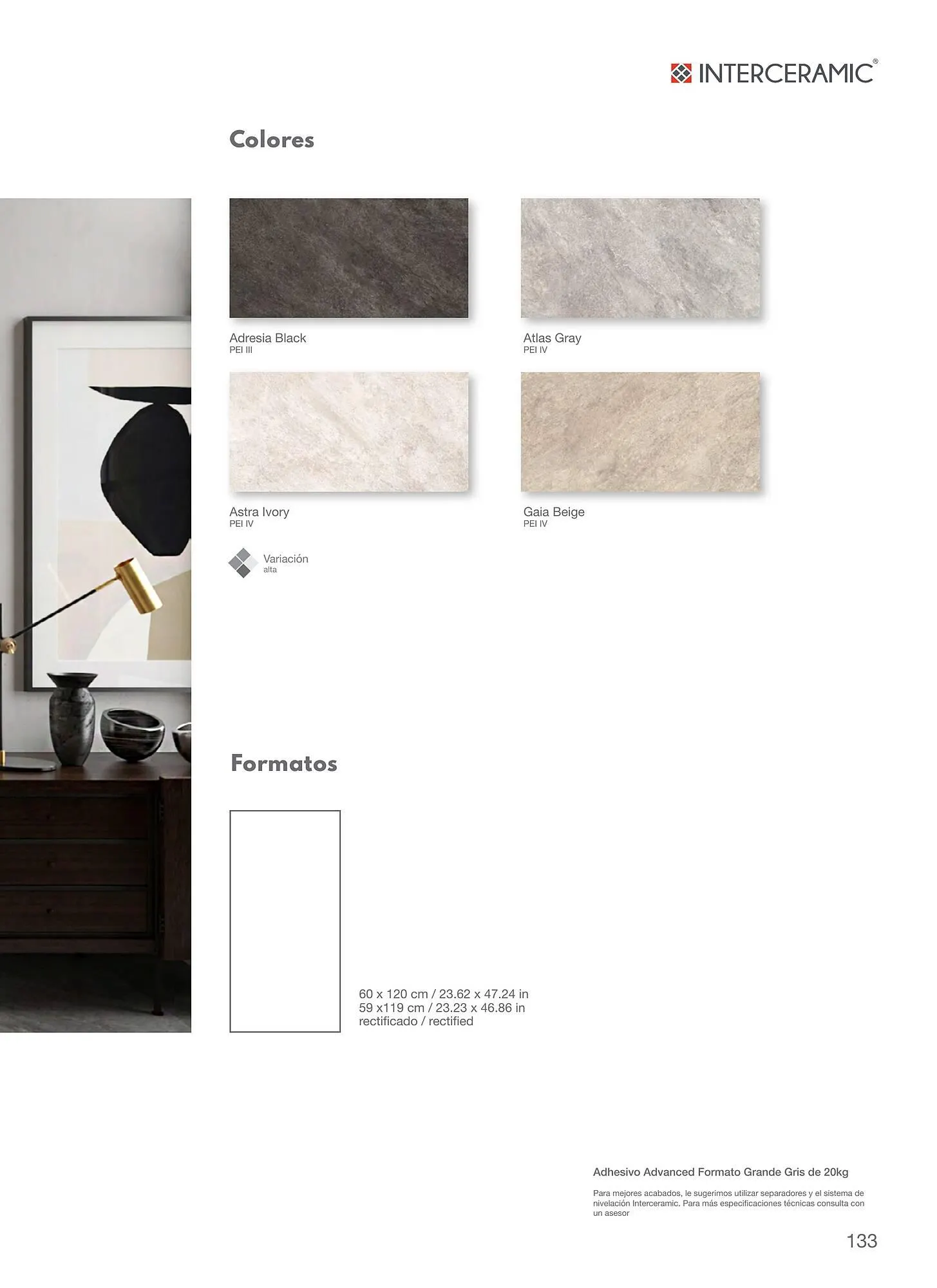 Catálogo de Catálogo Interceramic 12 de marzo al 31 de diciembre 2024 - Pagina 133