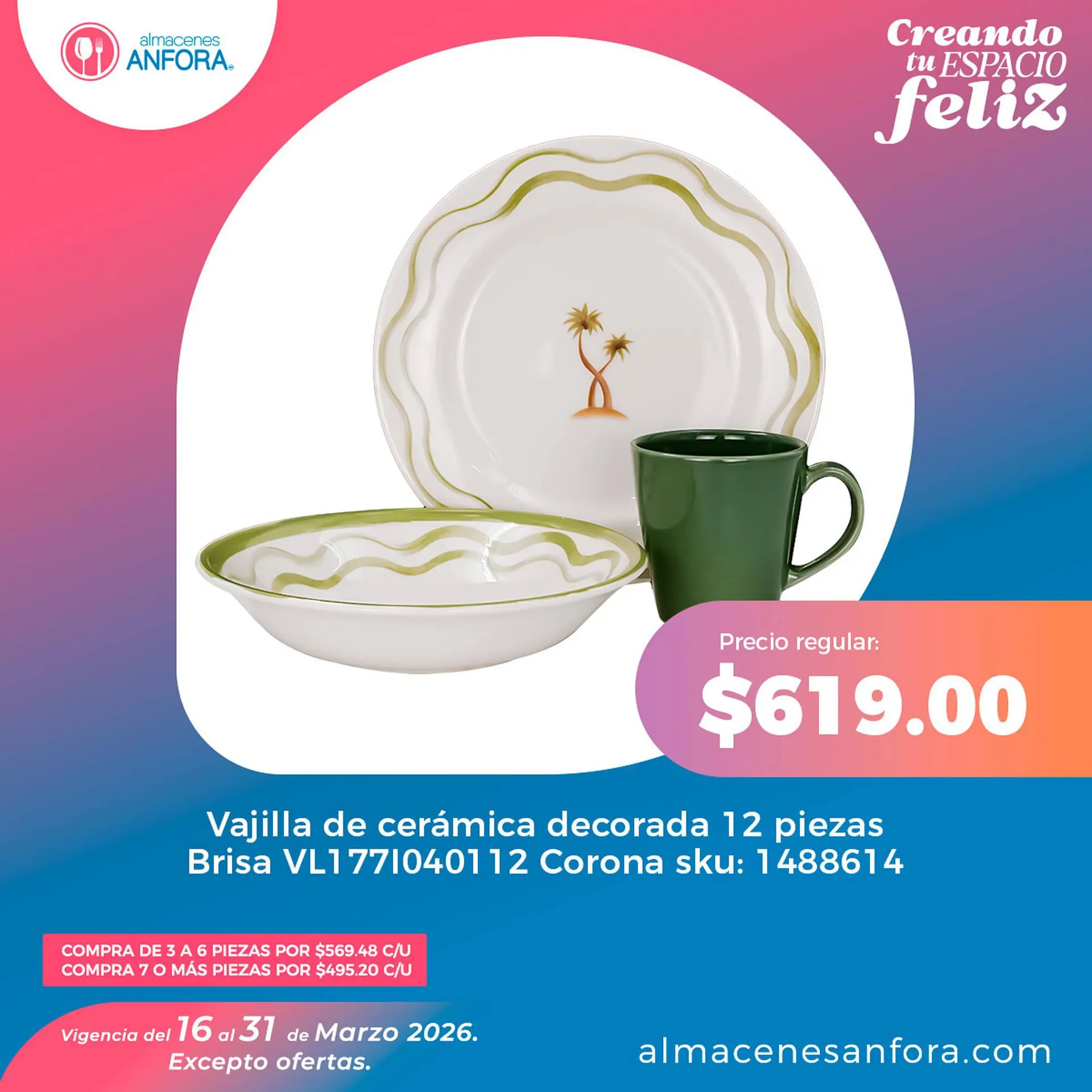 Catálogo de Catálogo Almacenes Anfora 19 de marzo al 31 de marzo 2026 - Pagina 1