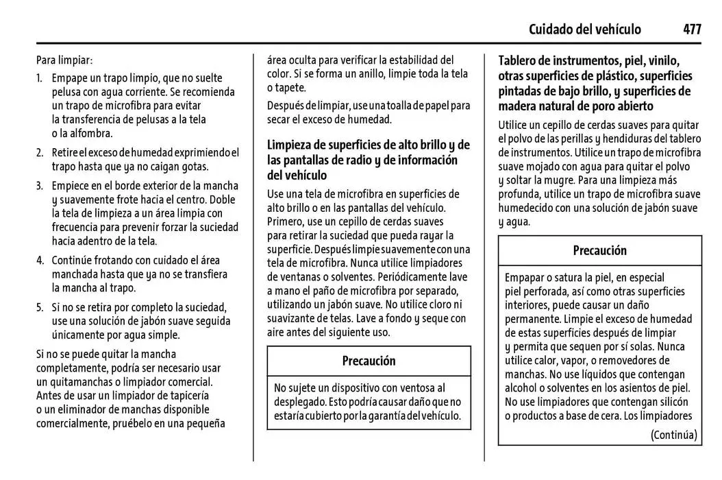 Catálogo de Cheyenne 2025 Manual del propietario 22 de enero al 31 de diciembre 2025 - Pagina 478