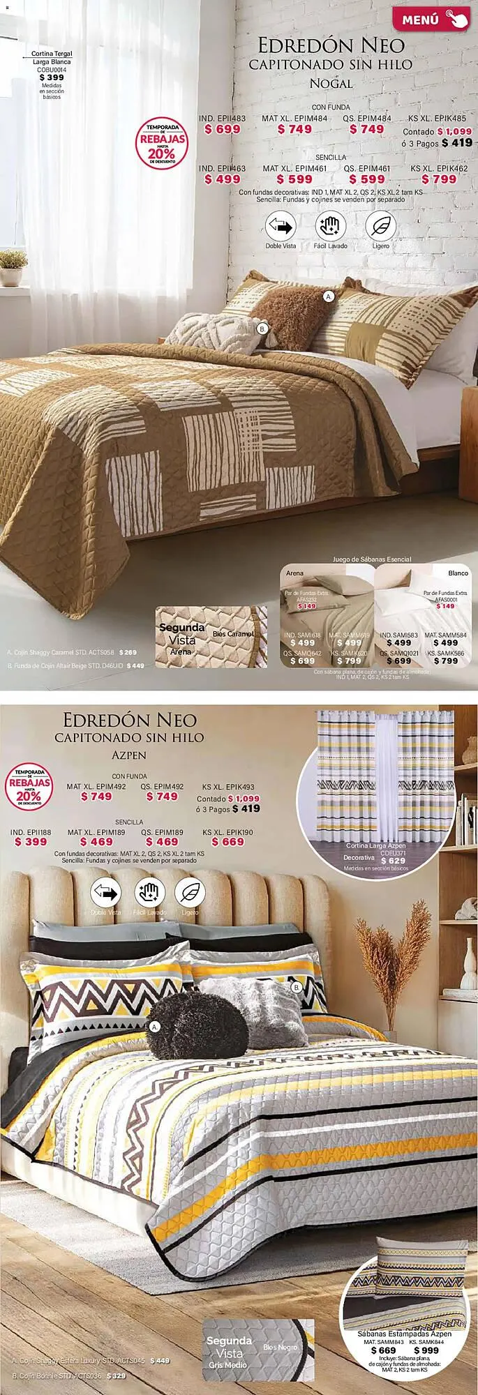 Catálogo de Catálogo Colchas Concord 1 de febrero al 2 de mayo 2026 - Pagina 62