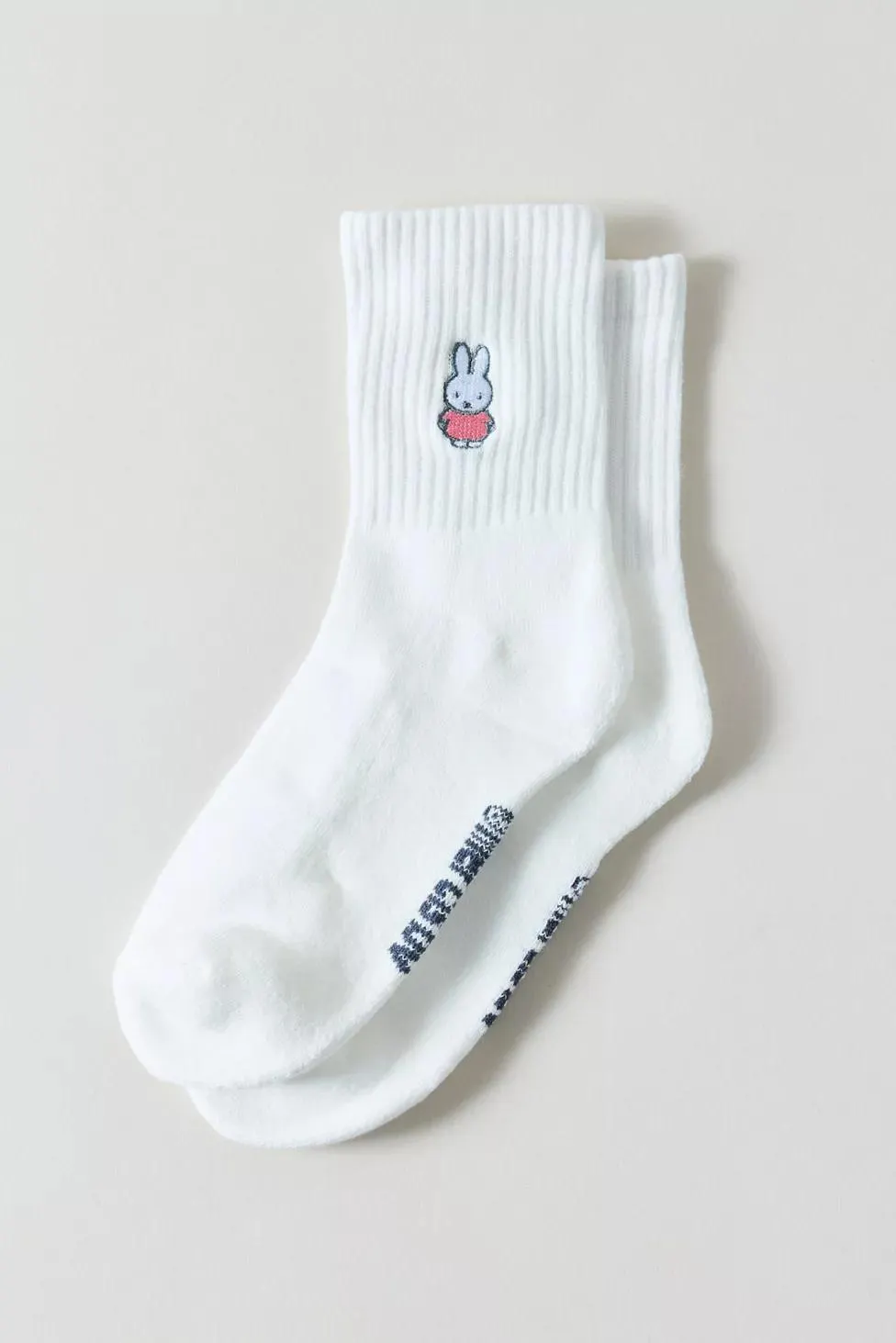 Miffy Embroidered Icon Quarter Crew Sock