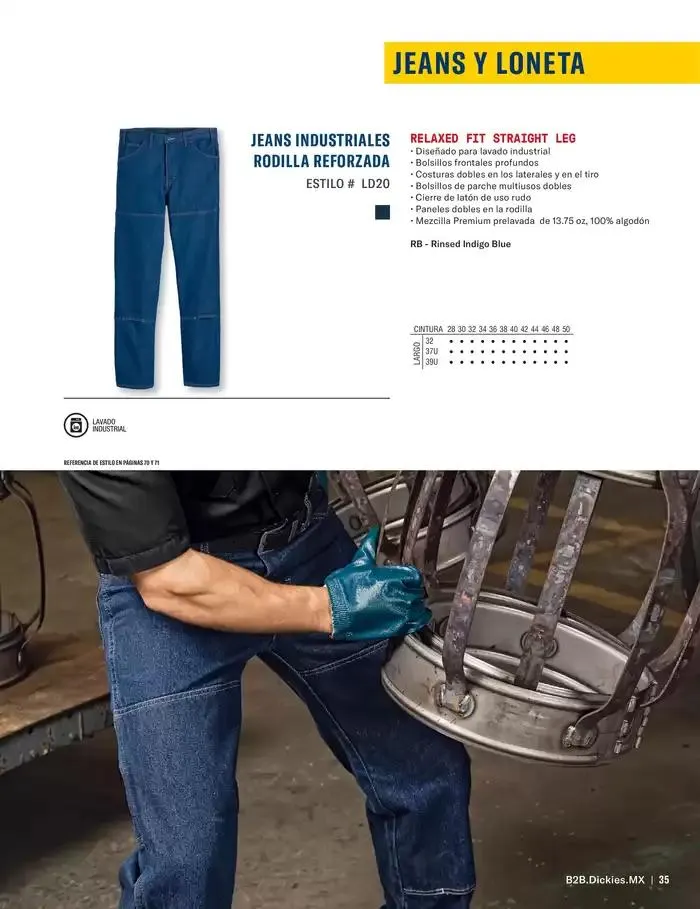 Catálogo de B2B Dickies Catalog 23 de octubre al 30 de abril 2025 - Pagina 35