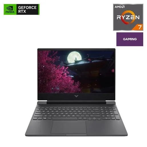 Laptop Gamer Hp Victus FB2023LA NVIDIA GeForce RTX 4060 AMD Ryzen 7 15.6 pulg. 1TB SSD 16GB RAM Plata