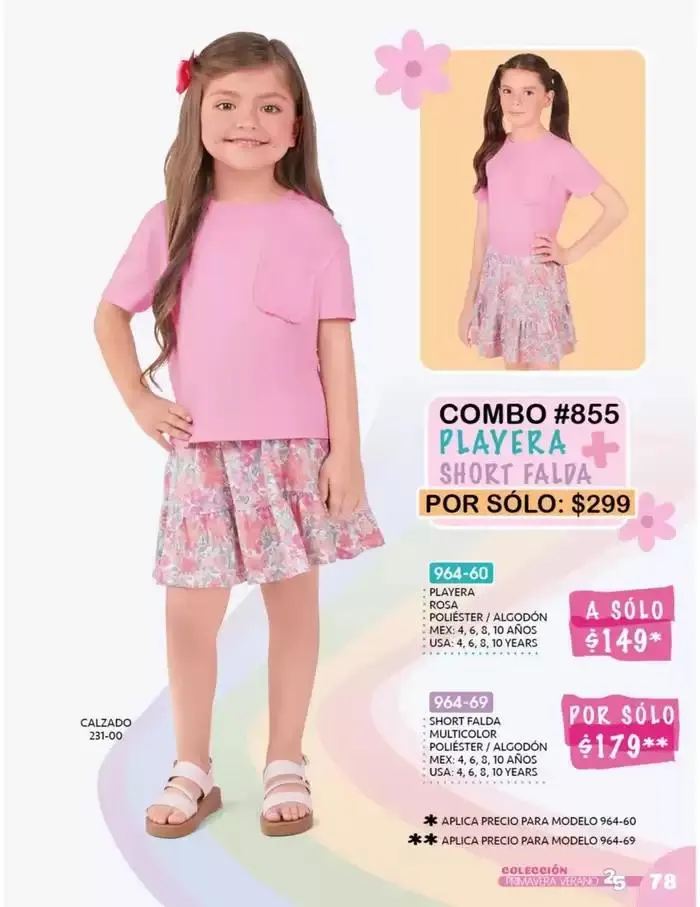 Catálogo de Catálogo Cklass Kids Niñas Primavera Verano 2025 México 8 de enero al 30 de junio 2025 - Pagina 80