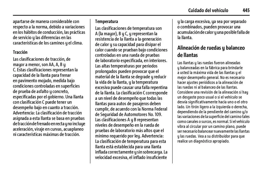 Catálogo de Cheyenne 2025 Manual del propietario 22 de enero al 31 de diciembre 2025 - Pagina 446