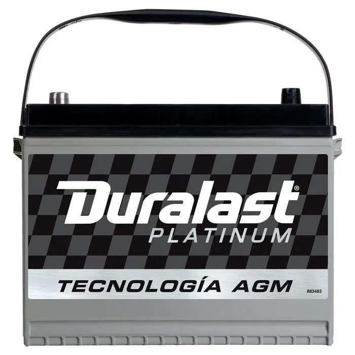 Bateria Duralast Platinum AGM Grupo BCI 24F 710 CCA 24F-AGM