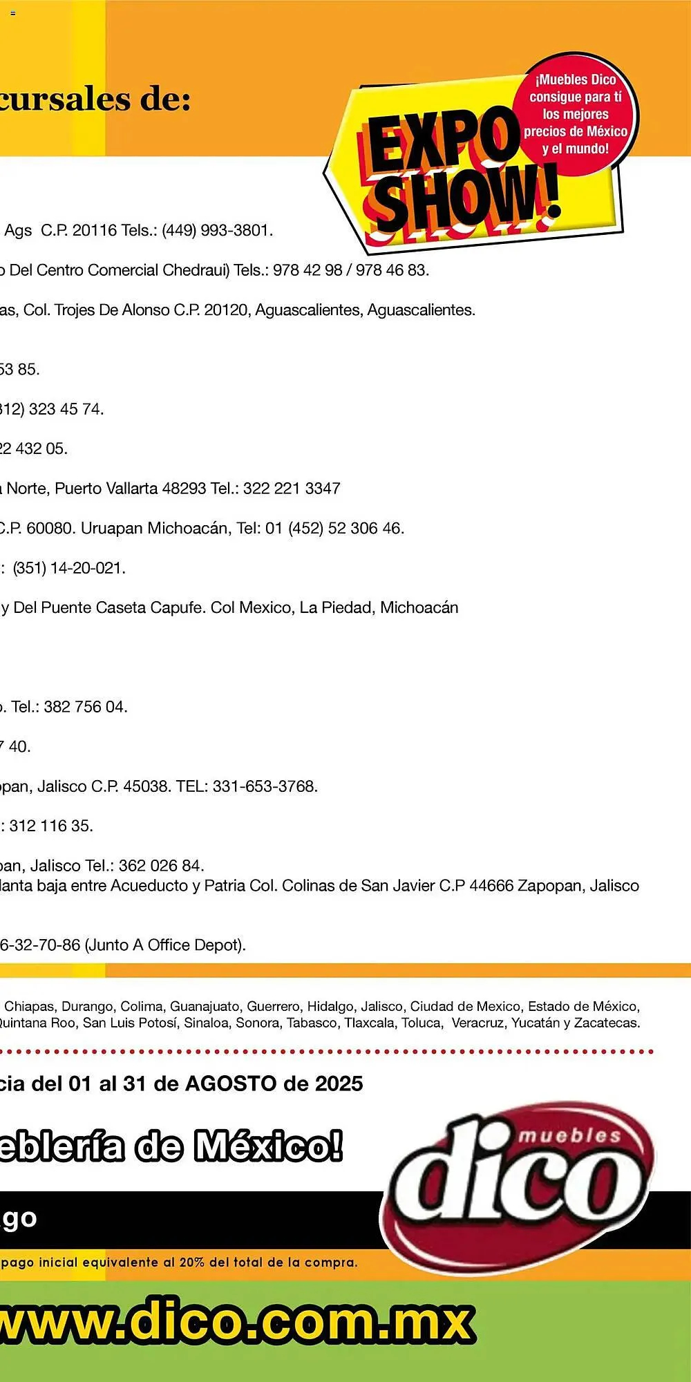 Catálogo de Catálogo Muebles Dico 1 de agosto al 1 de septiembre 2025 - Pagina 6