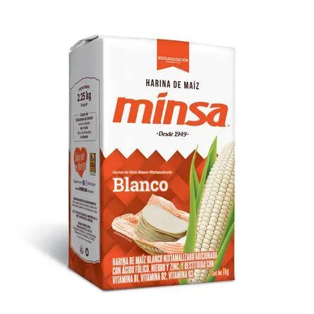 Harina Maiz Minsa 1 Kilo Bolsa