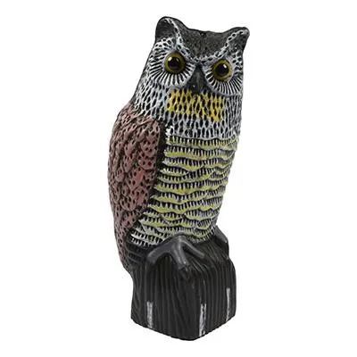 BÚHO DE PLÁSTICO PARA DECORACIÓN