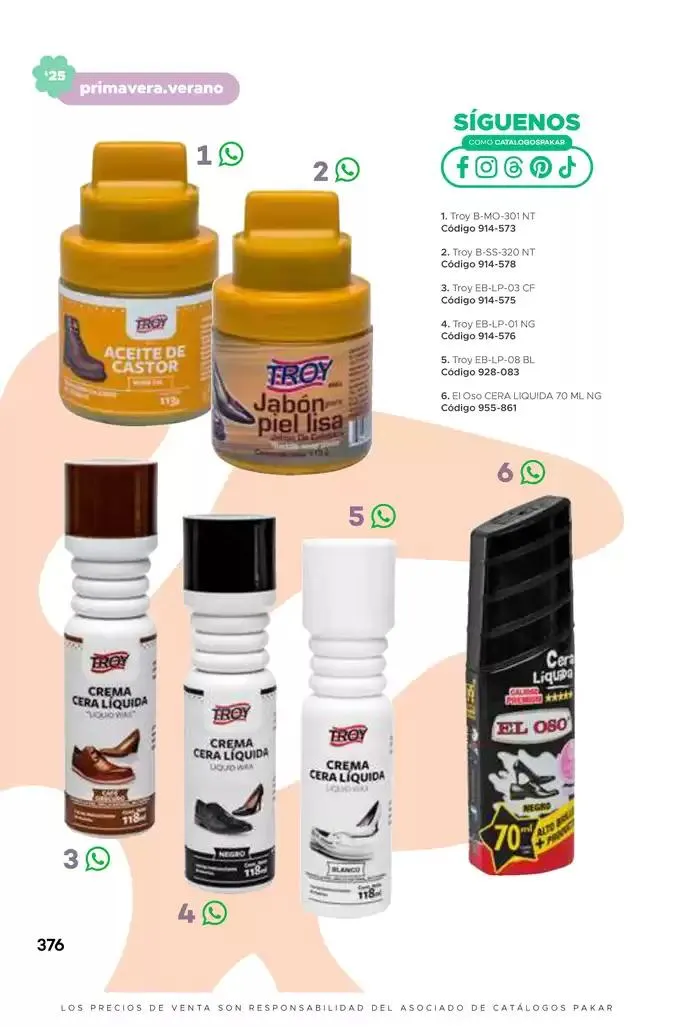 Catálogo de Pakar Hombre 31 de enero al 31 de agosto 2025 - Pagina 376