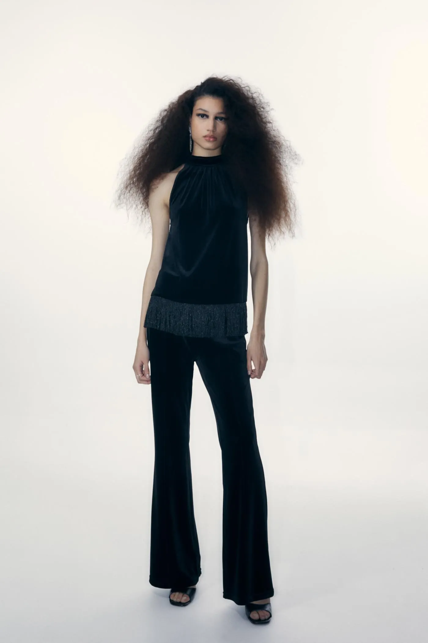 Cuerpo halter terciopelo