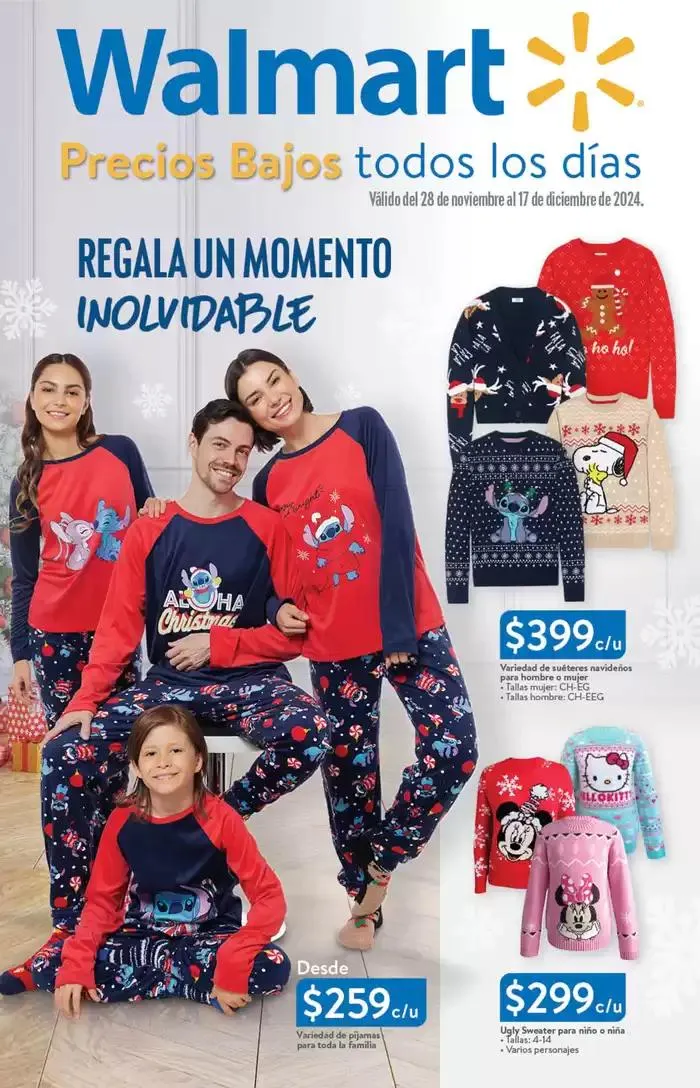 Catálogo de Walmart - Precios Bajos 28 de noviembre al 17 de diciembre 2024 - Pagina 1