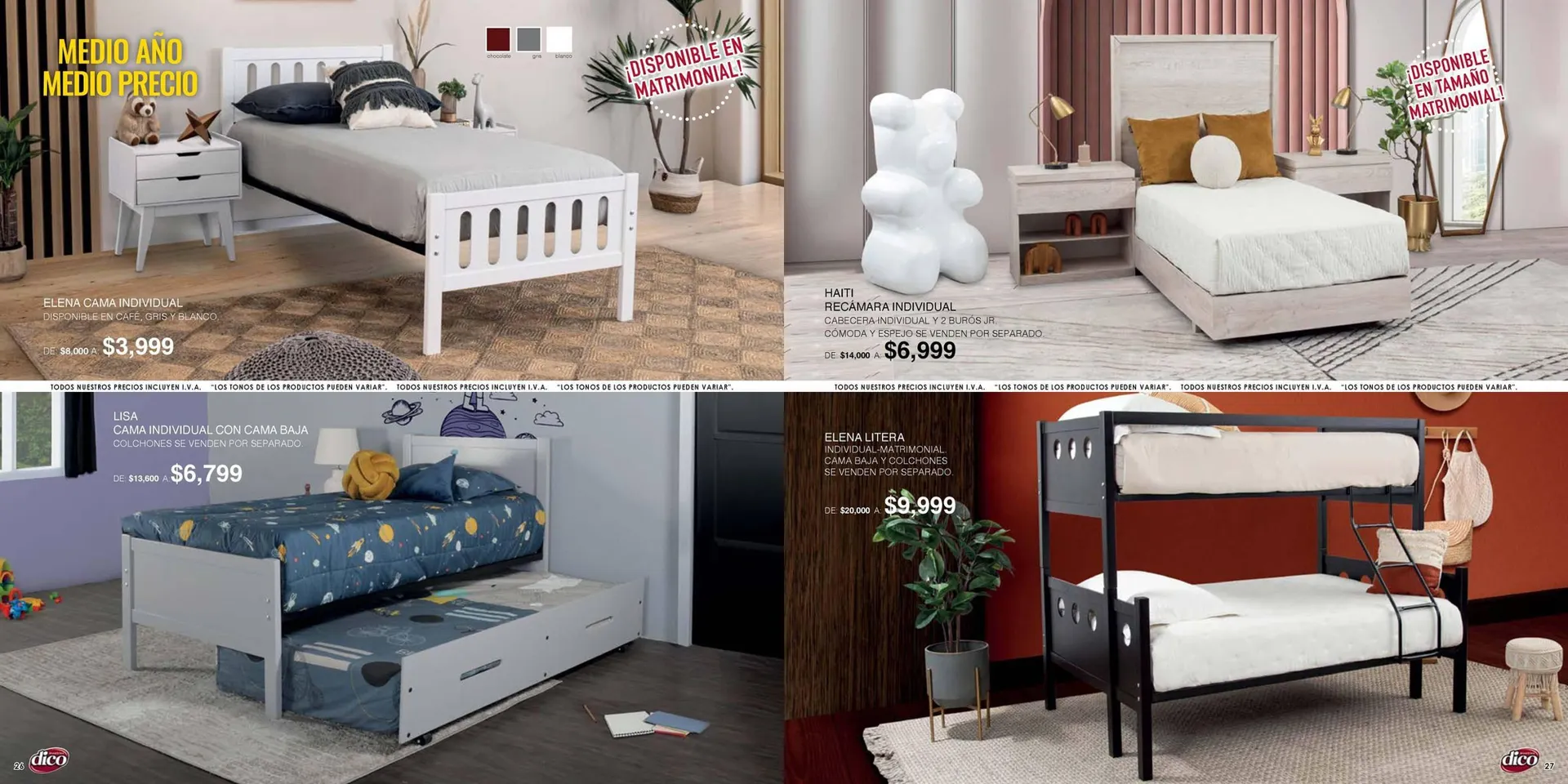 Catálogo de Catálogo Muebles Dico 12 de agosto al 31 de agosto 2025 - Pagina 14