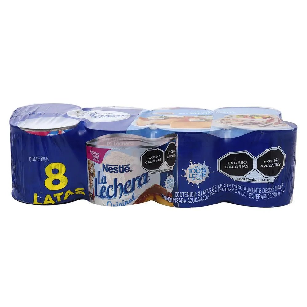Leche Condensada La Lechera 8/387 g