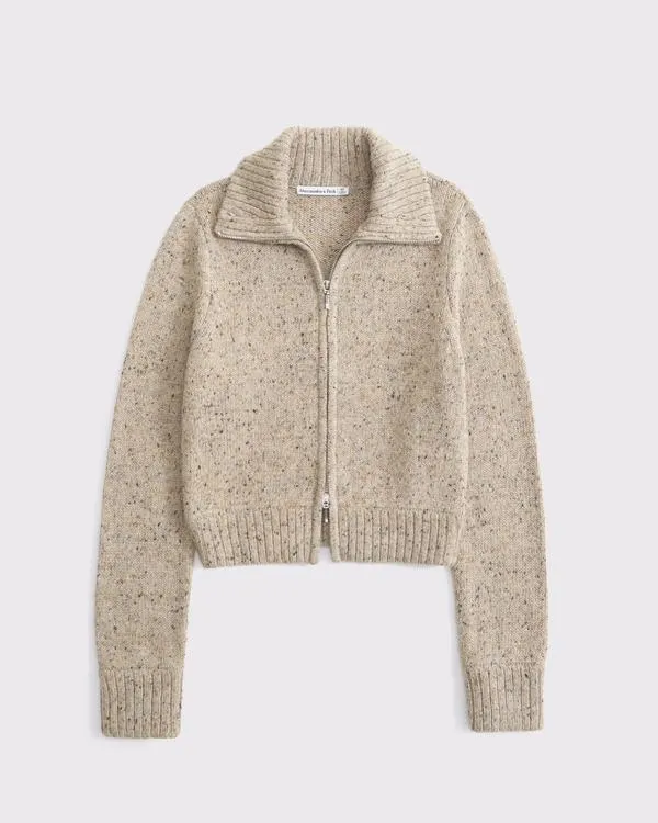 Double Zipper Cardigan