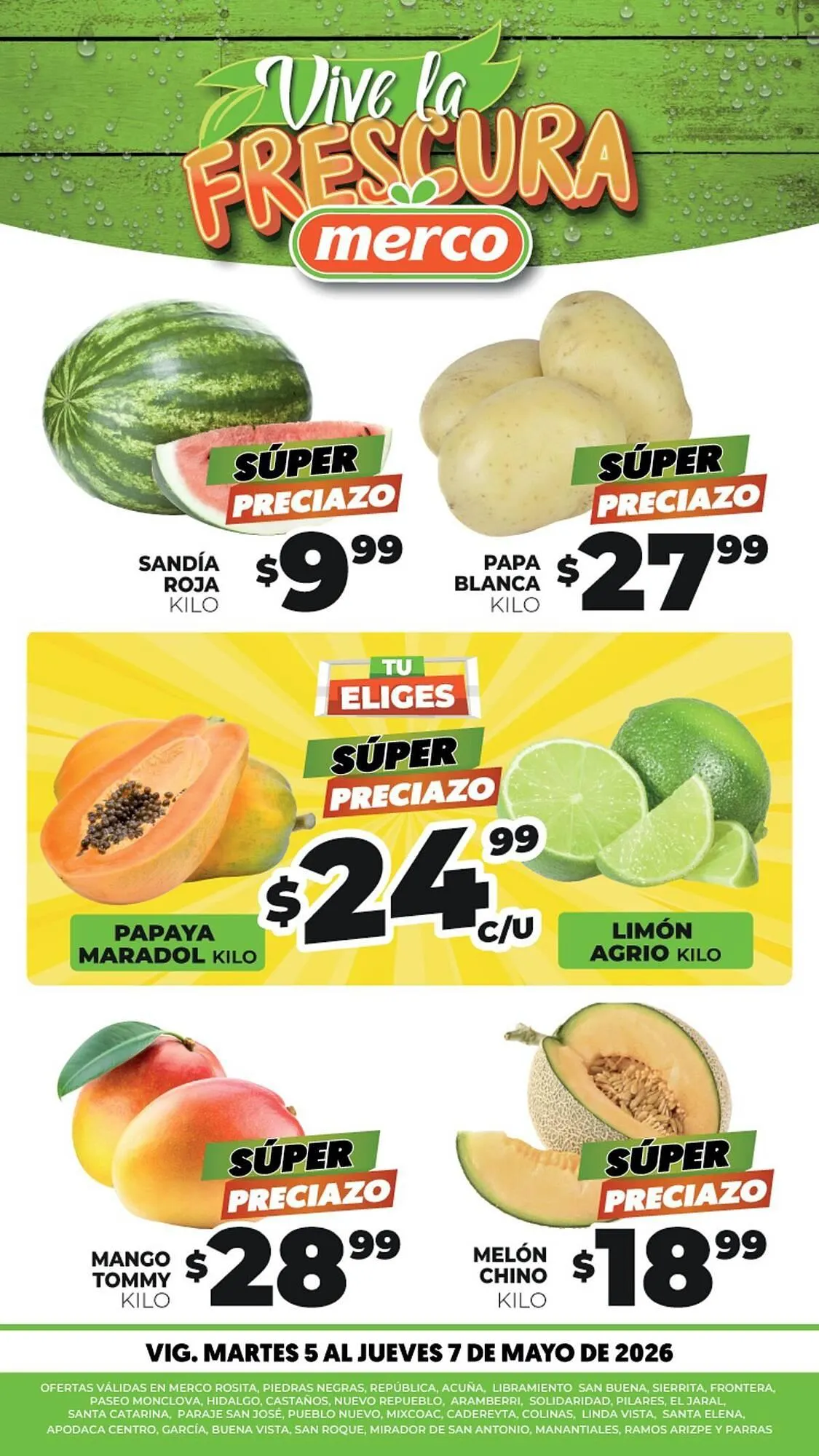 Catálogo de Folleto Merco 5 de mayo al 7 de mayo 2026 - Pagina 1