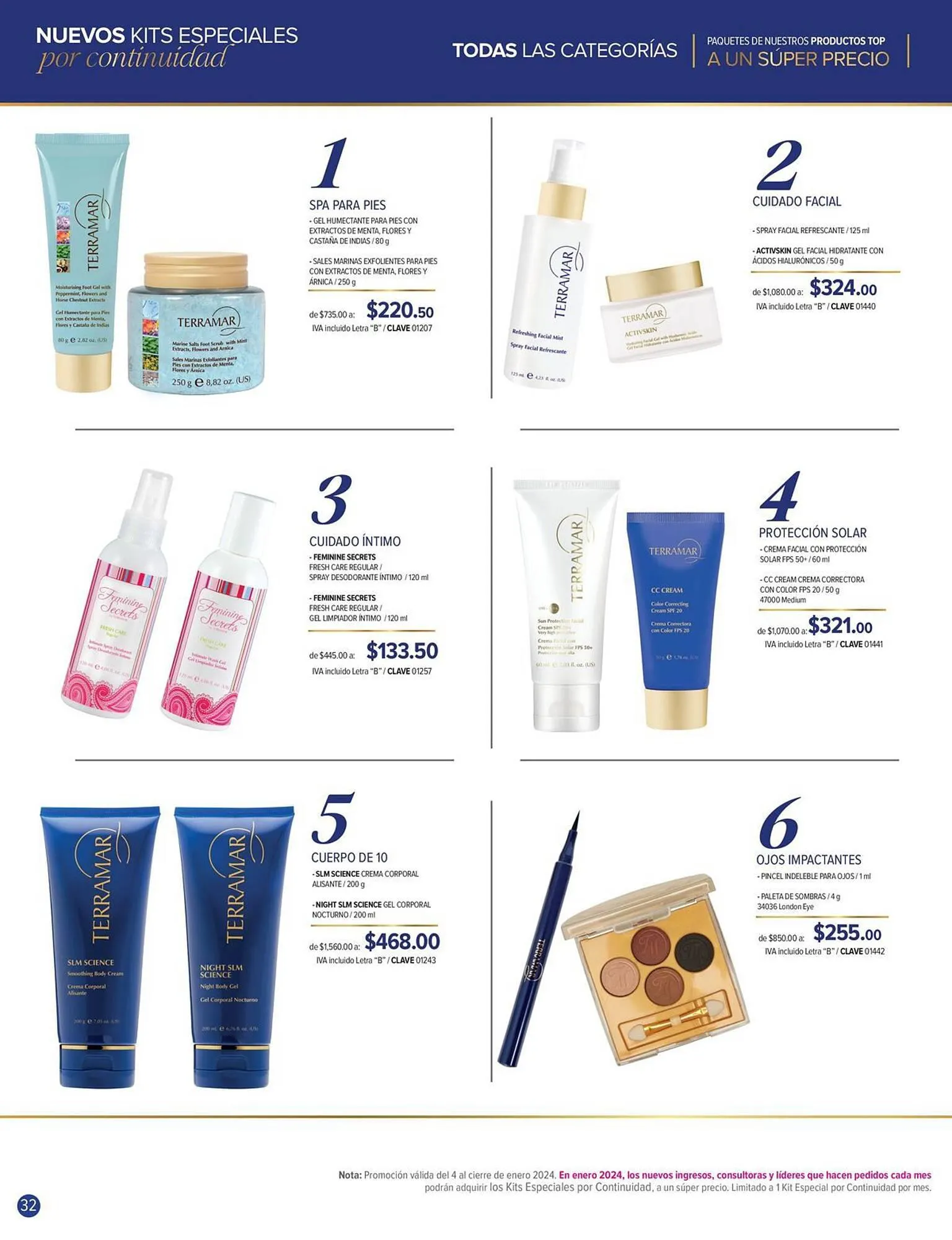 Catálogo de Catálogo Terramar Brands 4 de enero al 31 de enero 2024 - Pagina 32