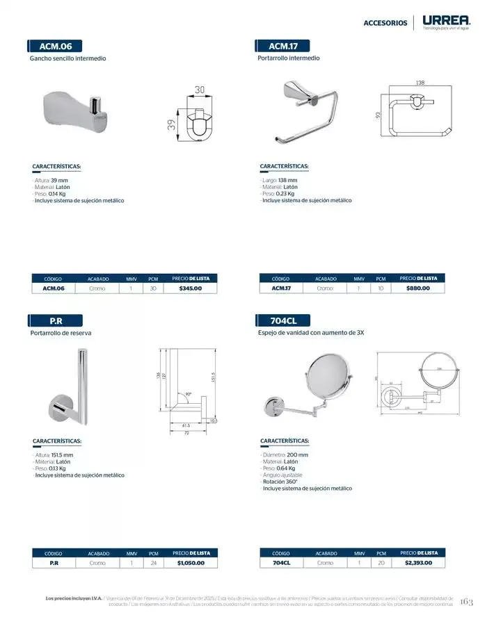 Catálogo de Catálogo Residencial 2025 28 de febrero al 28 de febrero 2026 - Pagina 169