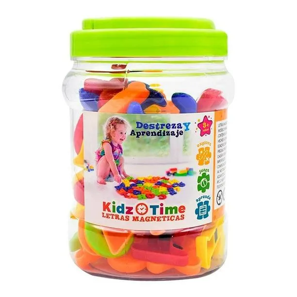 Letras Magnéticas Kidz Time 0 Multicolor 45 Piezas